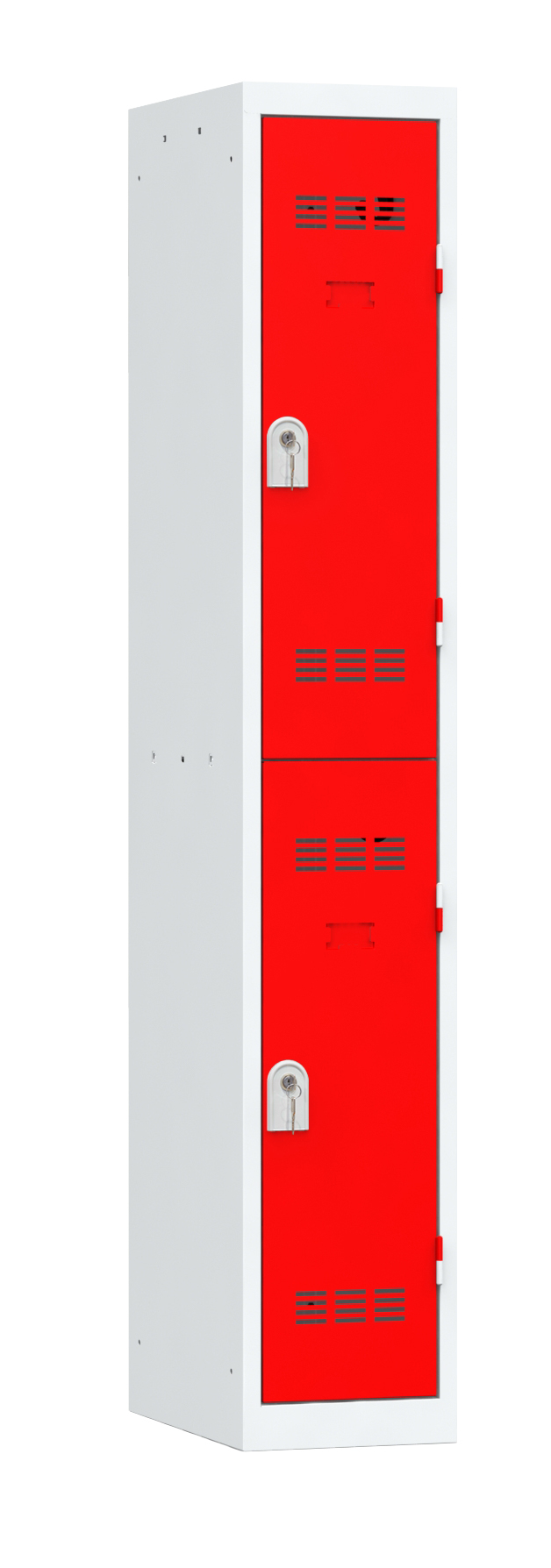 Vestiaire non visitable 1 colonne 2 casiers galvanisé l. 30 cm - impératif : serrure en option 