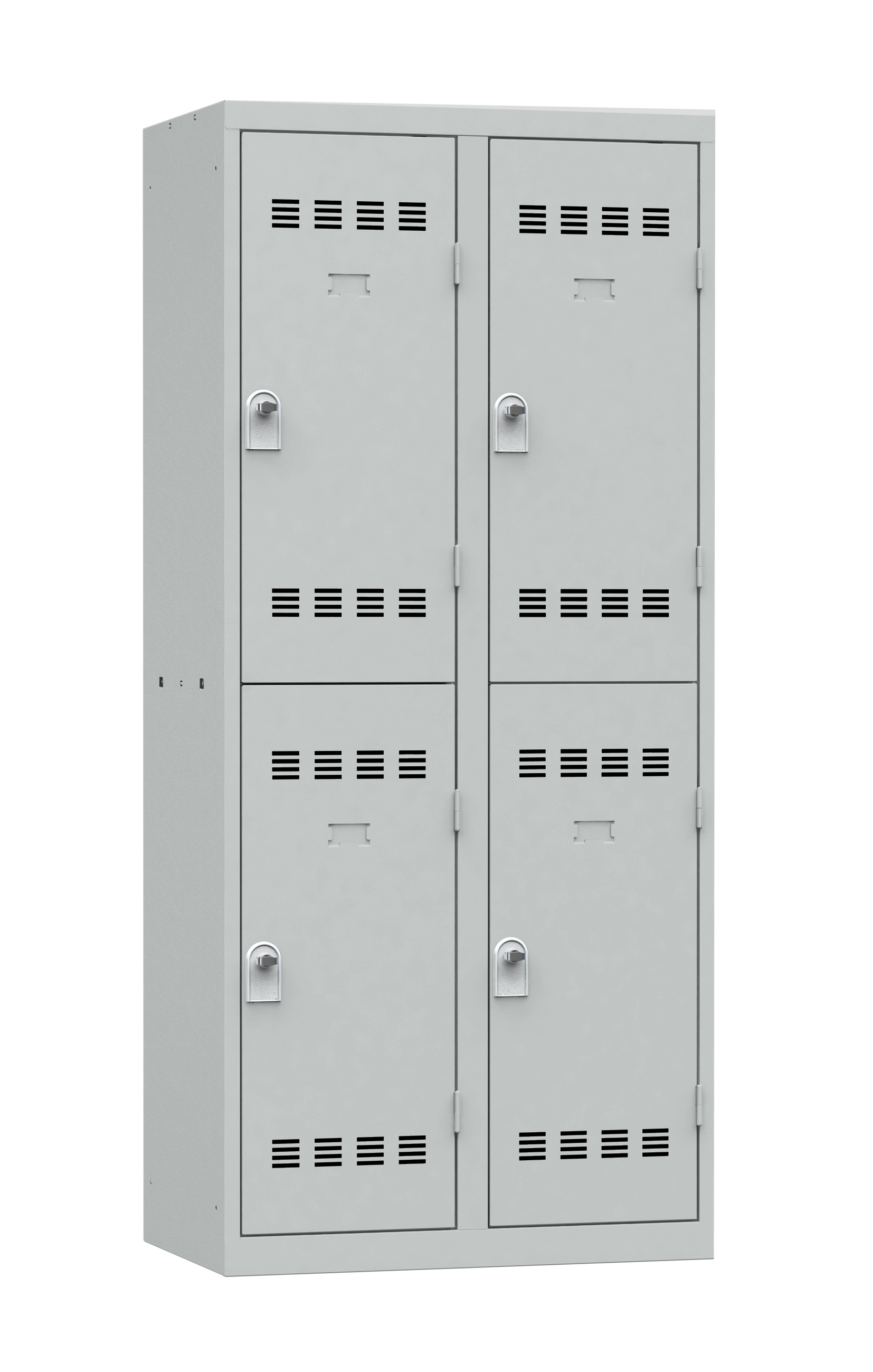 Vestiaire non visitable 2 colonnes 2 casiers galvanisé l. 40 cm - impératif : serrure en option 