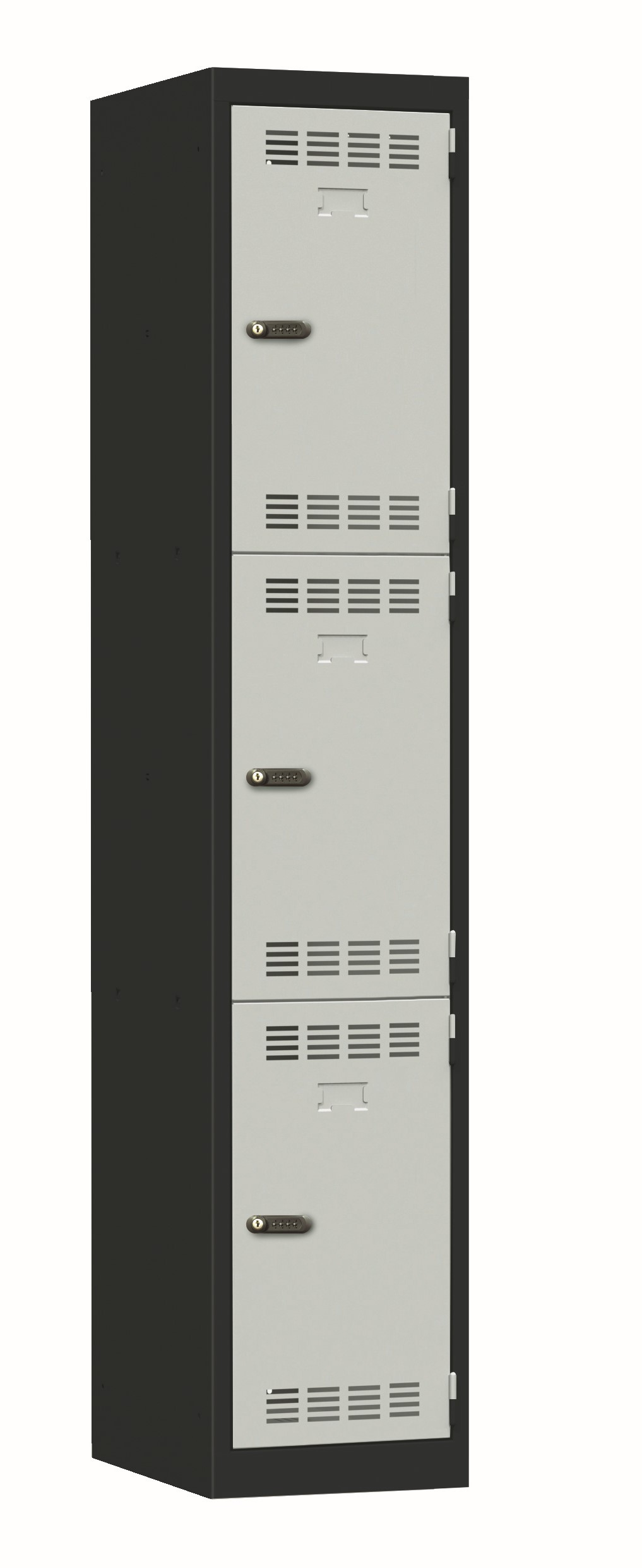 Vestiaire non visitable 1 colonne 3 casiers - l. 40 cm impératif : serrure en option 