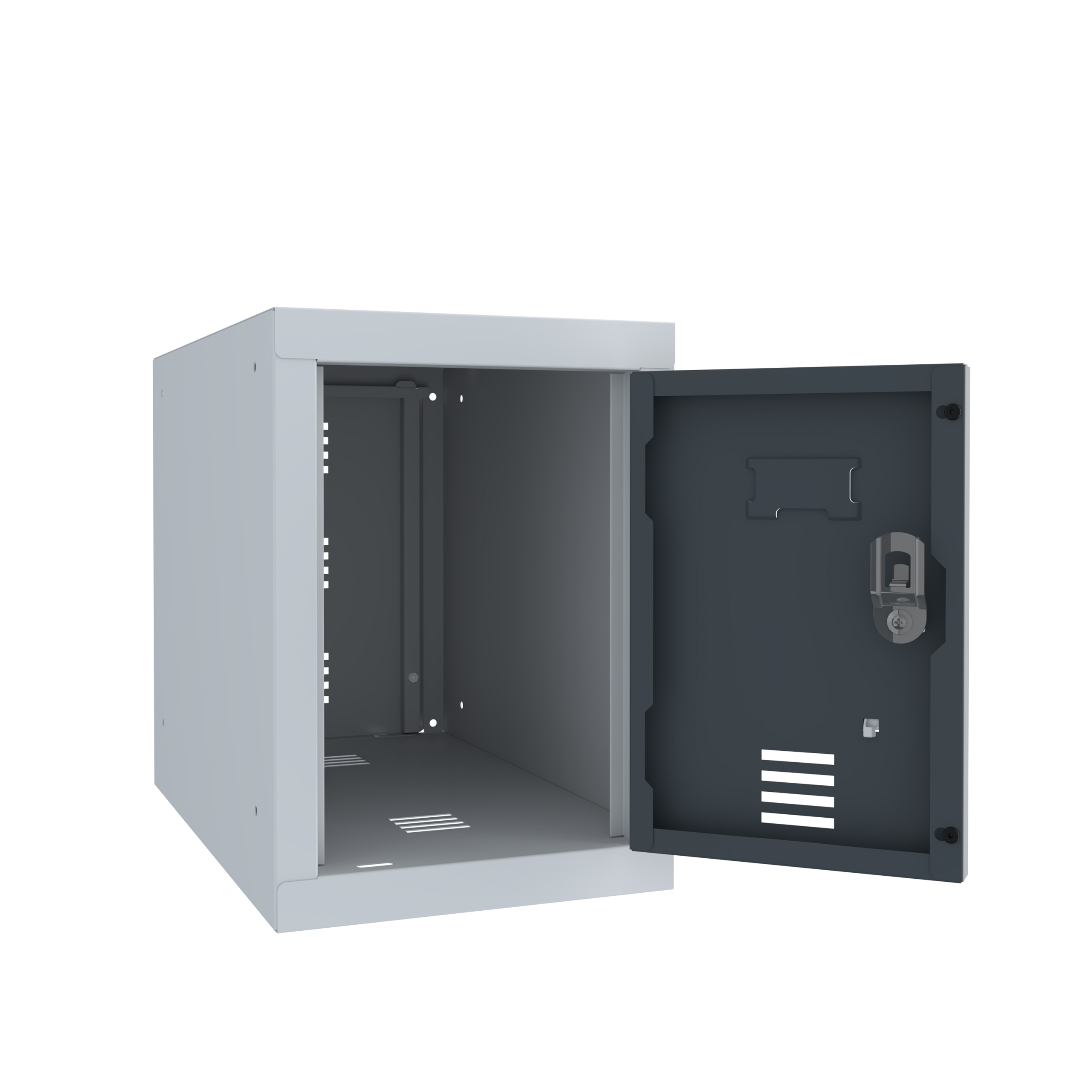 Casiers individuels juxtaposables et superposables l. 25 cm - serrure ou moraillon - lot de 6