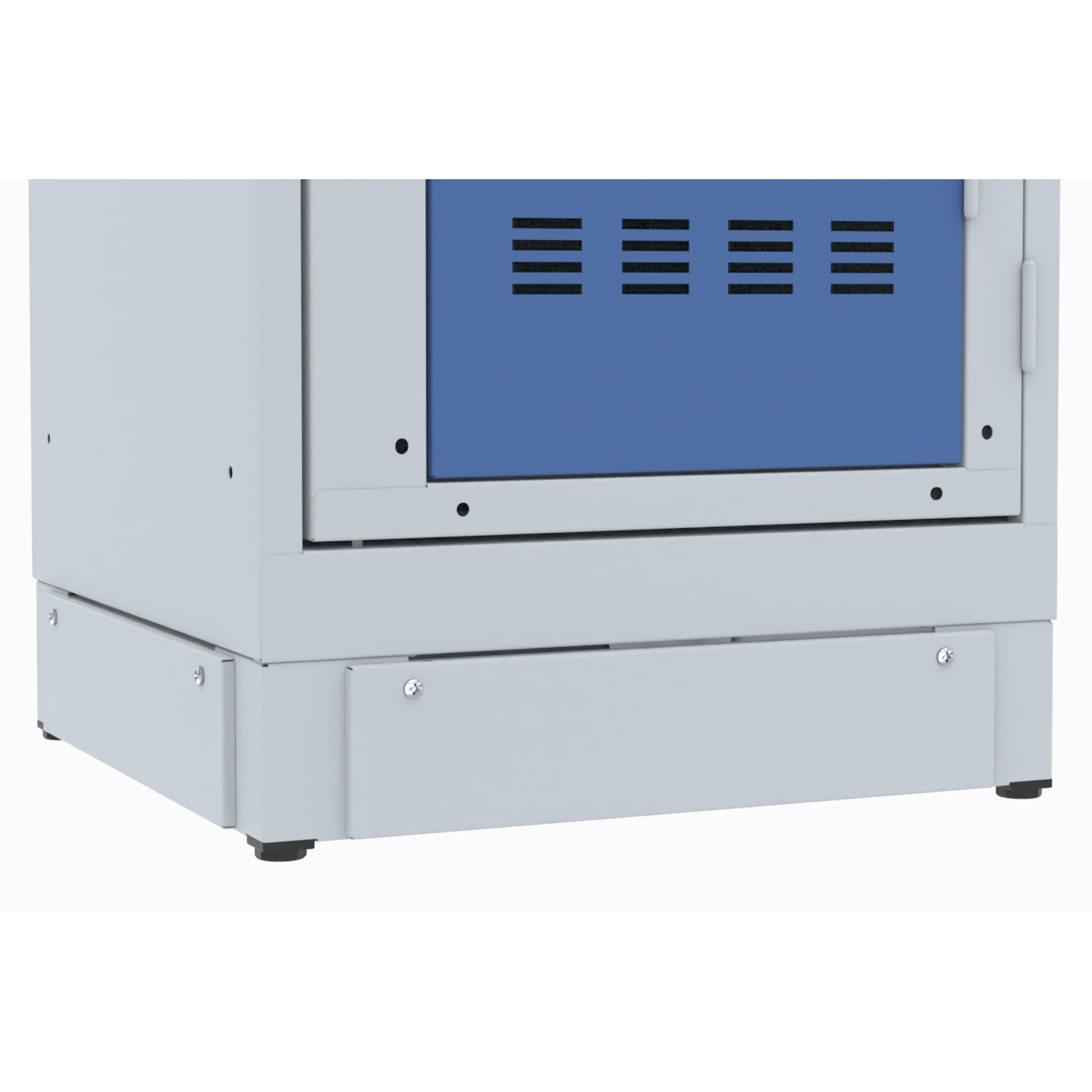 Plinthe de façade pour vestiaire visitable 1 colonne