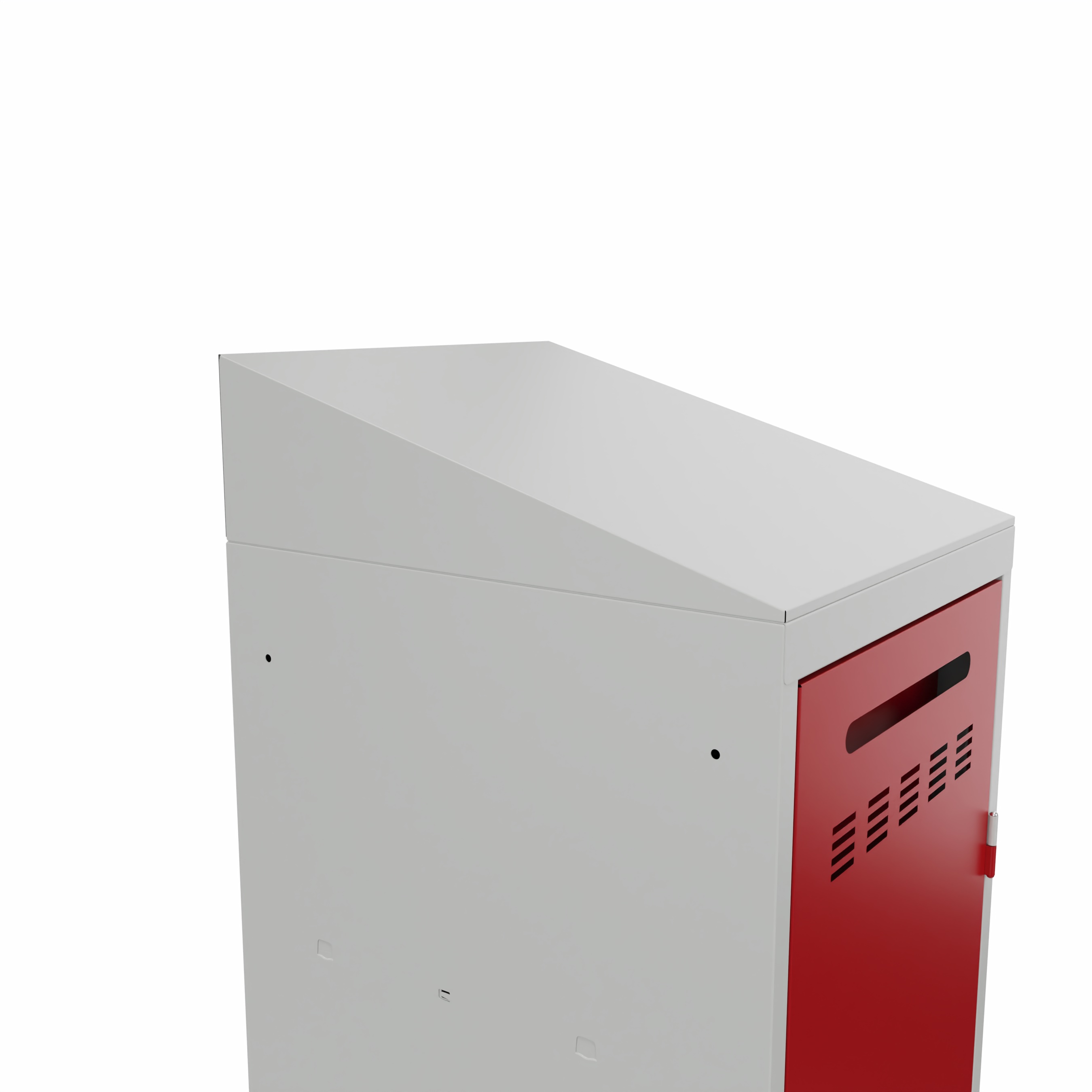 Coiffe pour vestiaire centre de secours 1 colonne - gris