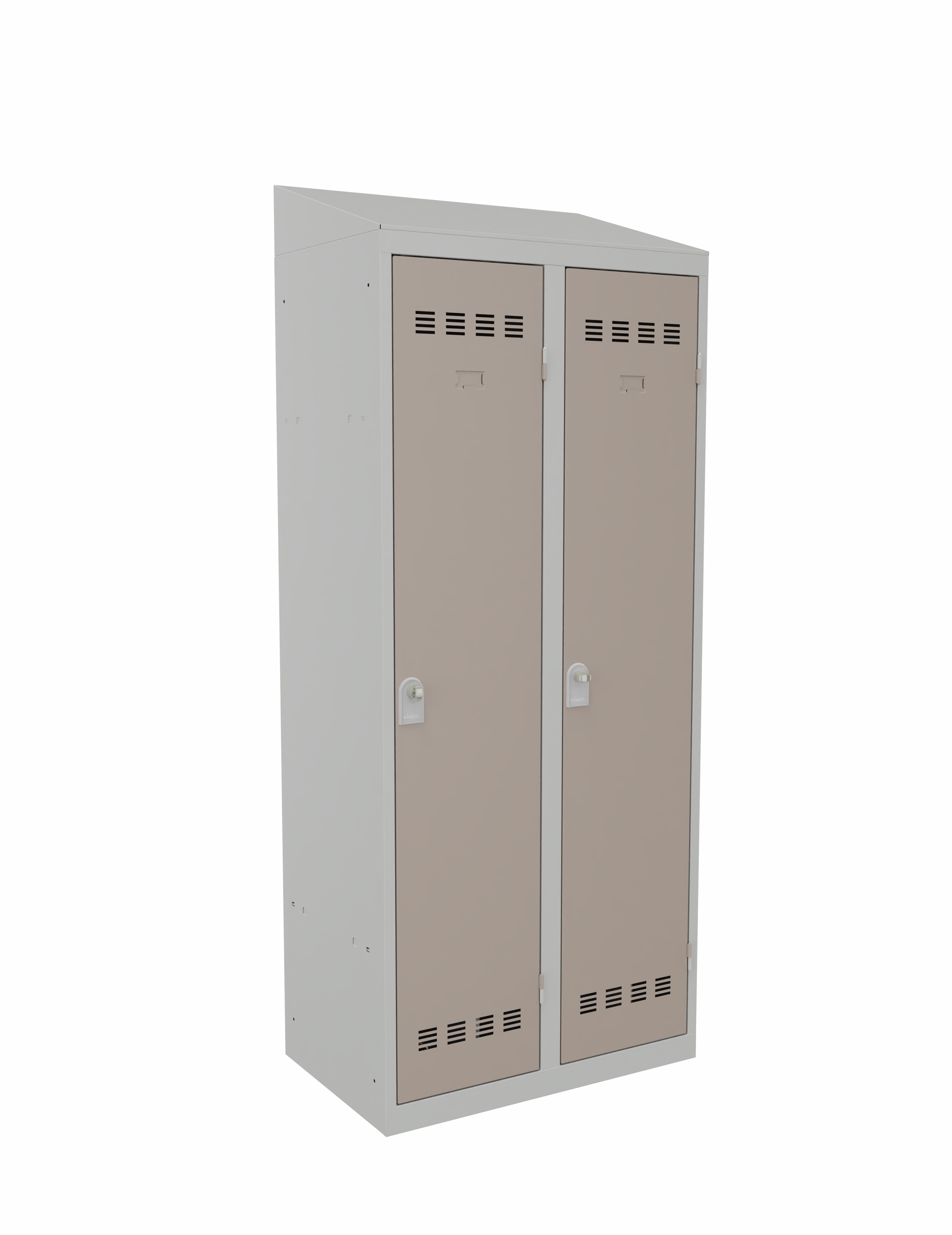 Coiffe de propreté pour vestiaire gain de place 2 colonnes - l. 80 cm