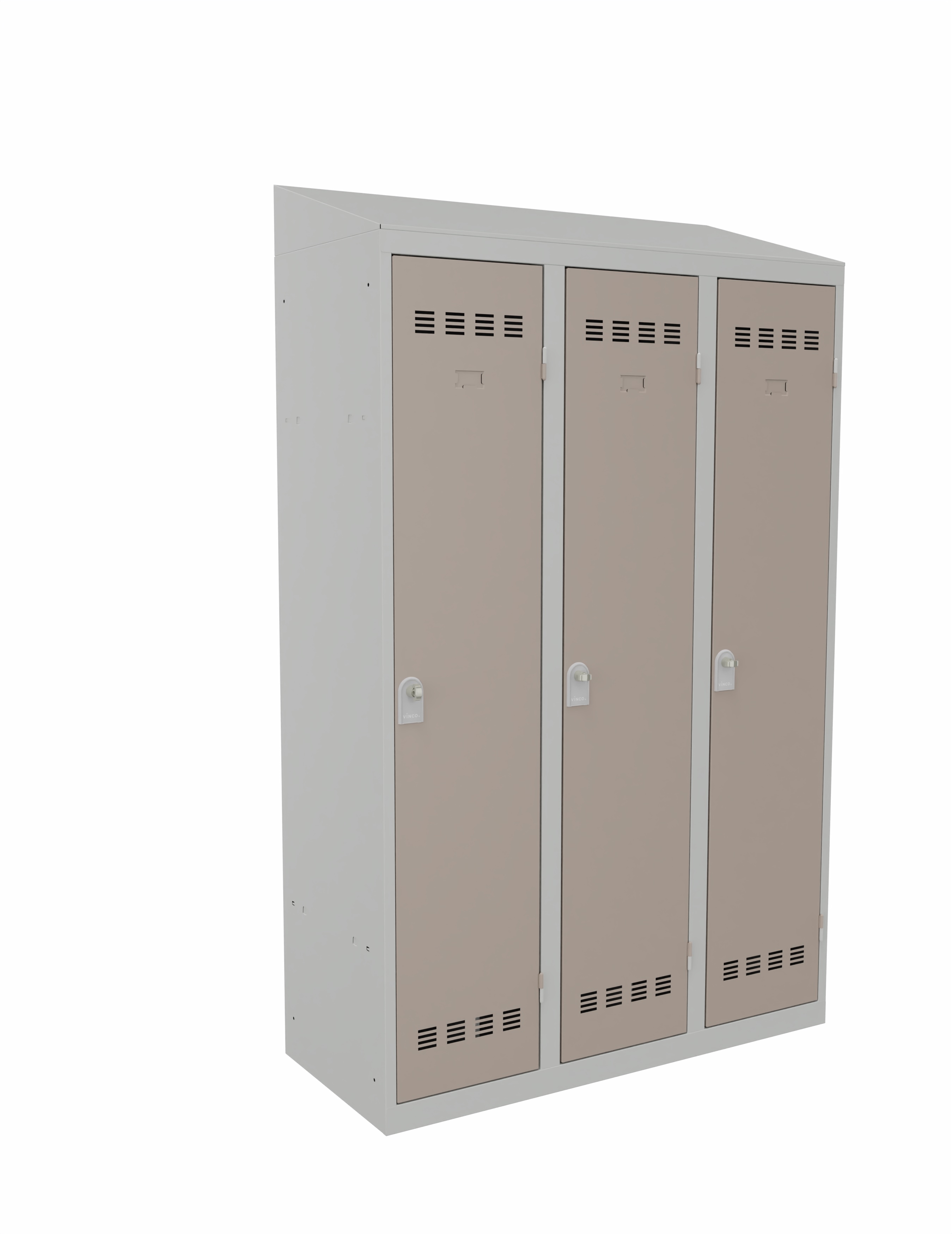 Coiffe de propreté pour vestiaire gain de place 3 colonnes - l. 120 cm