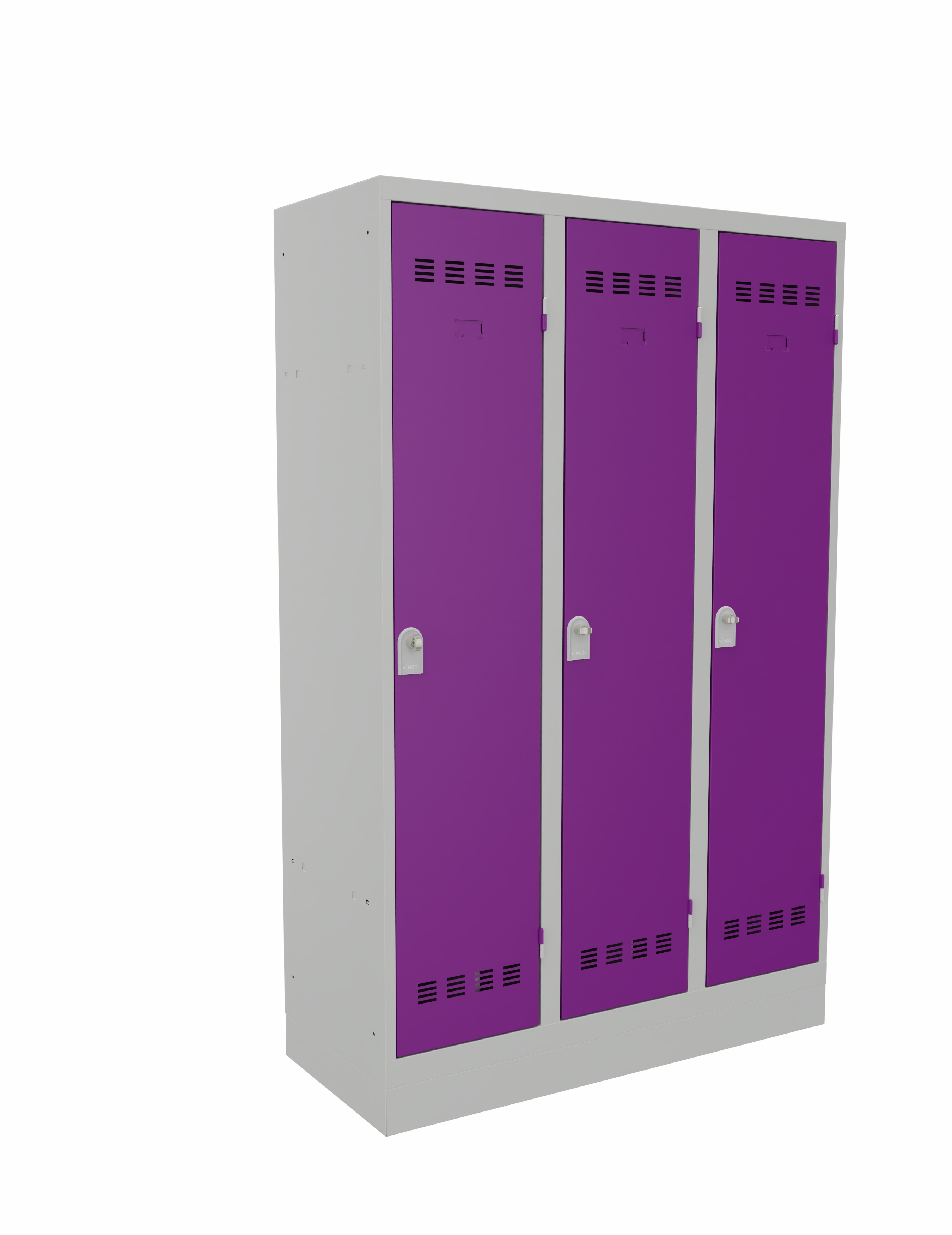 Faux socle pour vestiaire gain de place 3 colonnes