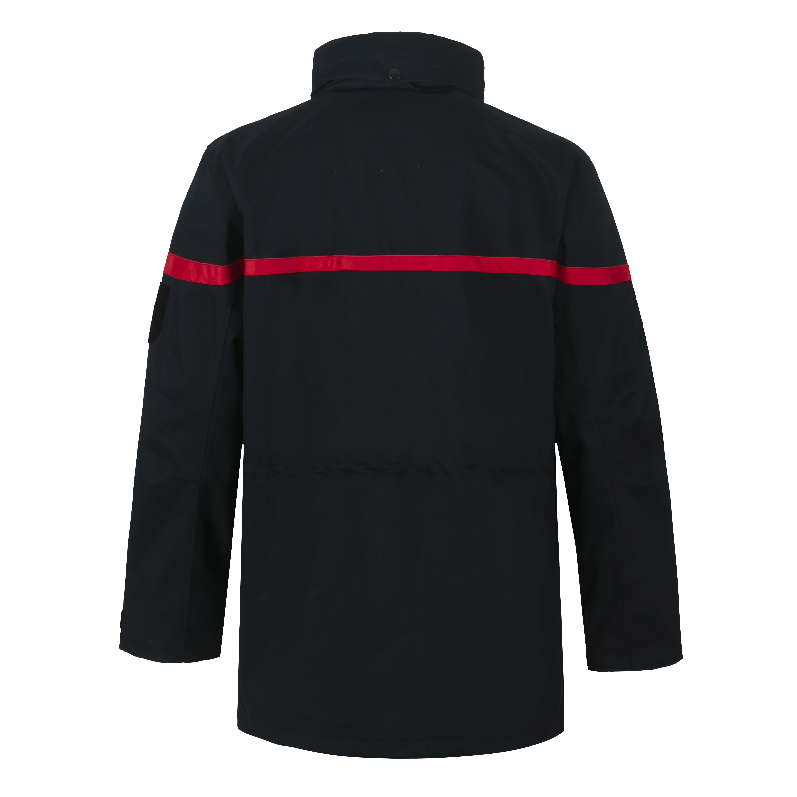 Parka imperméable marine RT - bande rouge broderie blanche SAPEURS-POMPIERS