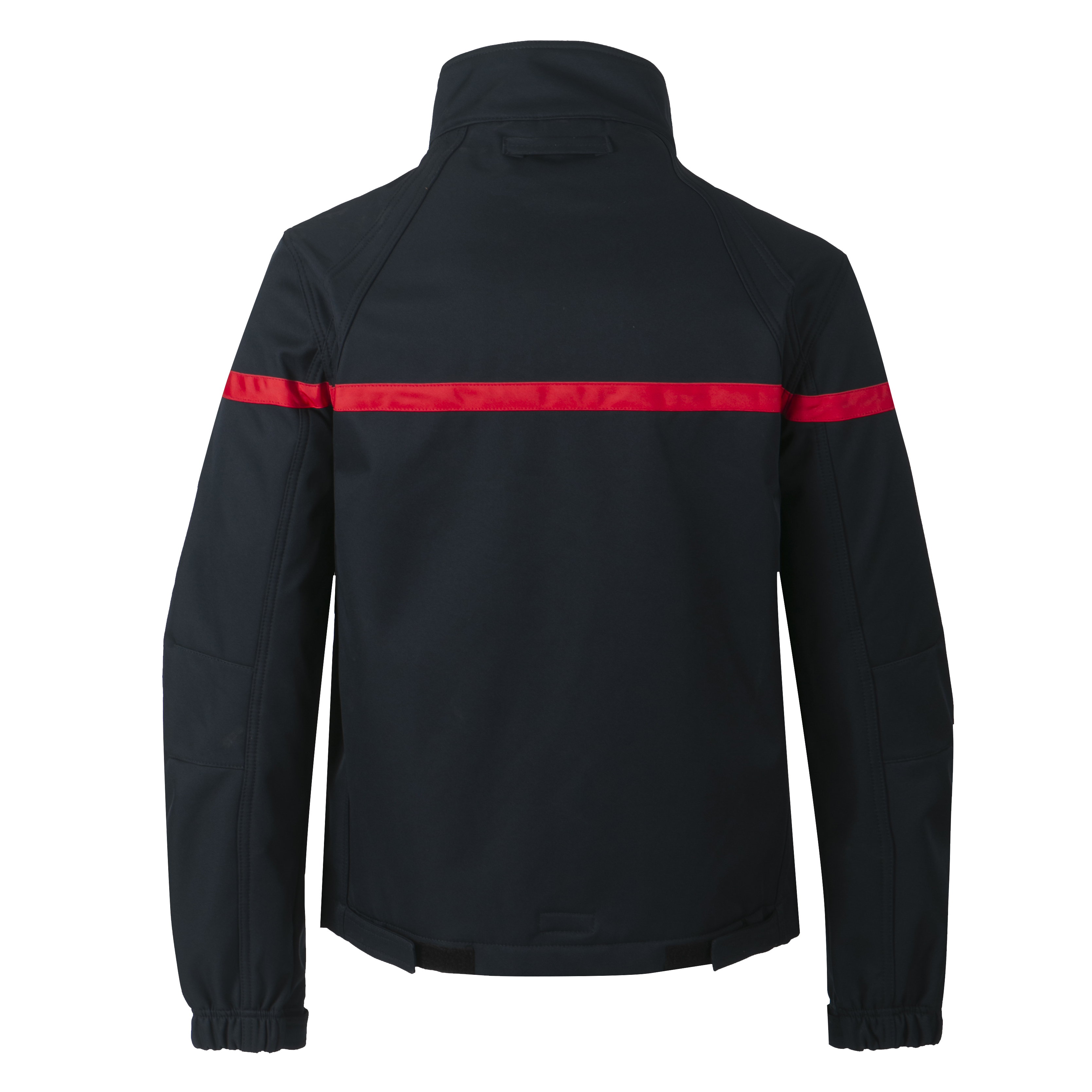Blouson softshell marine - bande rouge broderie blanche JEUNES SAPEURS-POMPIERS