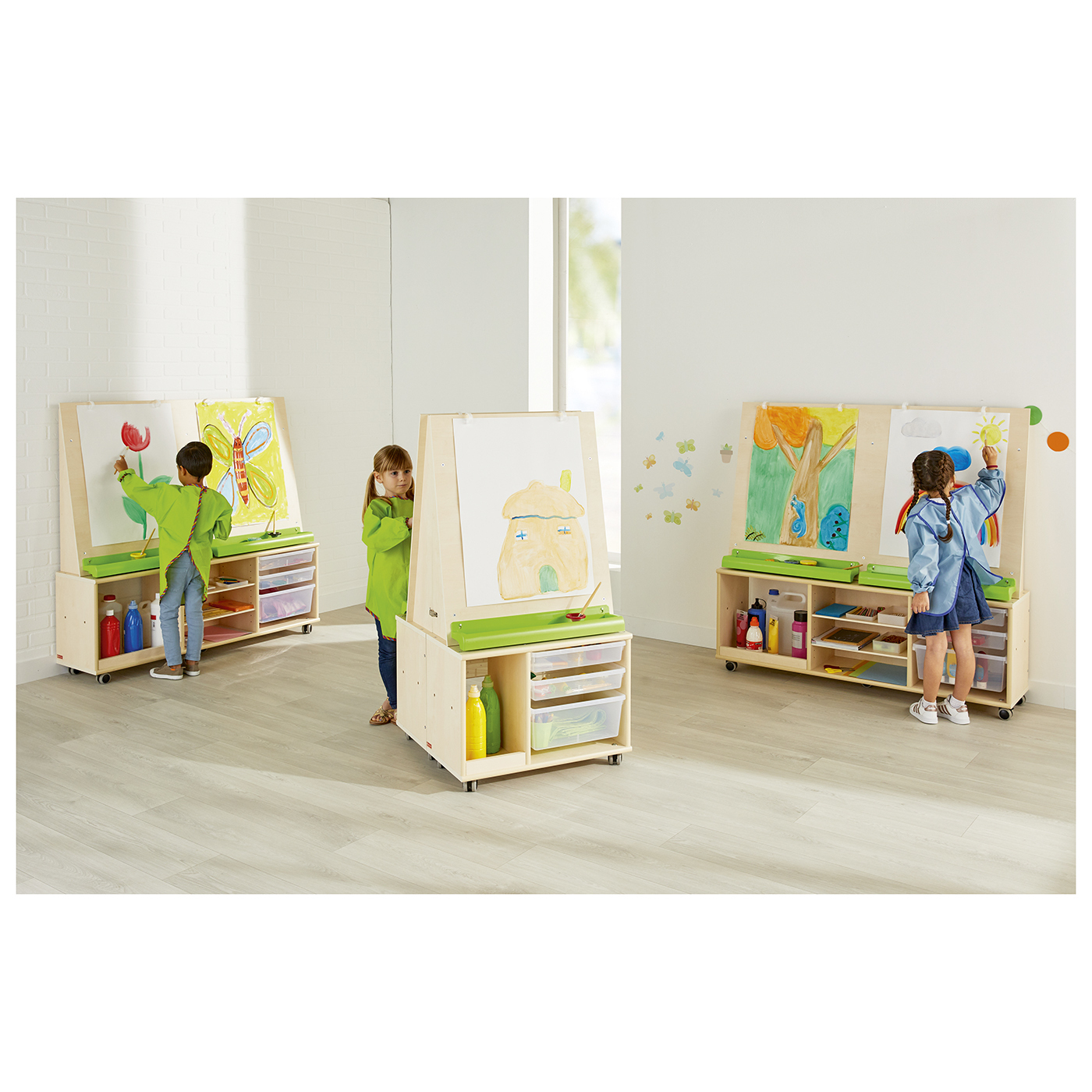 Chevalet flexible duo