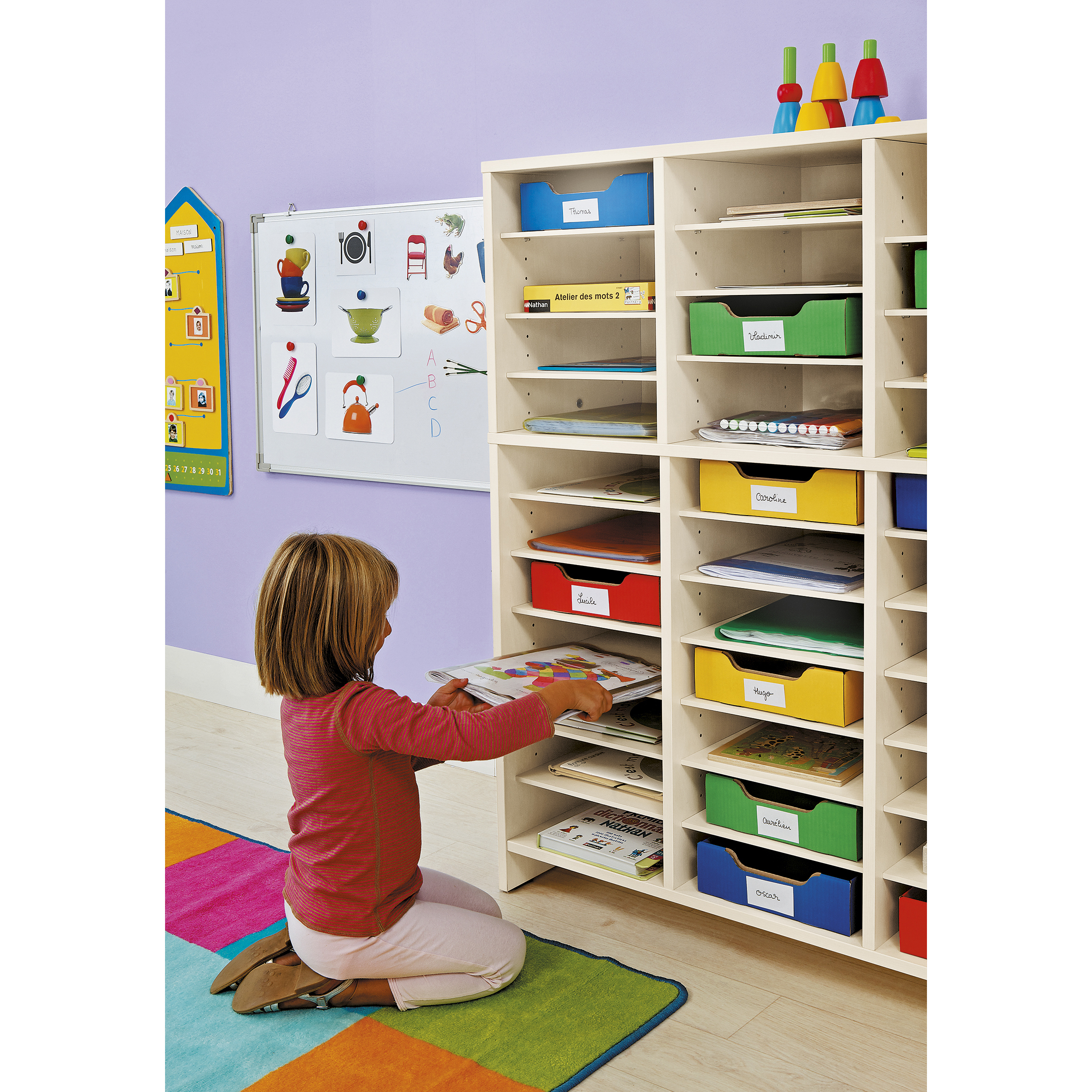 Casiers en carton - lot de 12