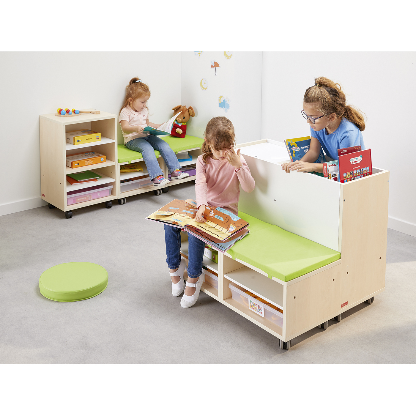 Meuble flexible desserte - 2 colonnes - 65 cm