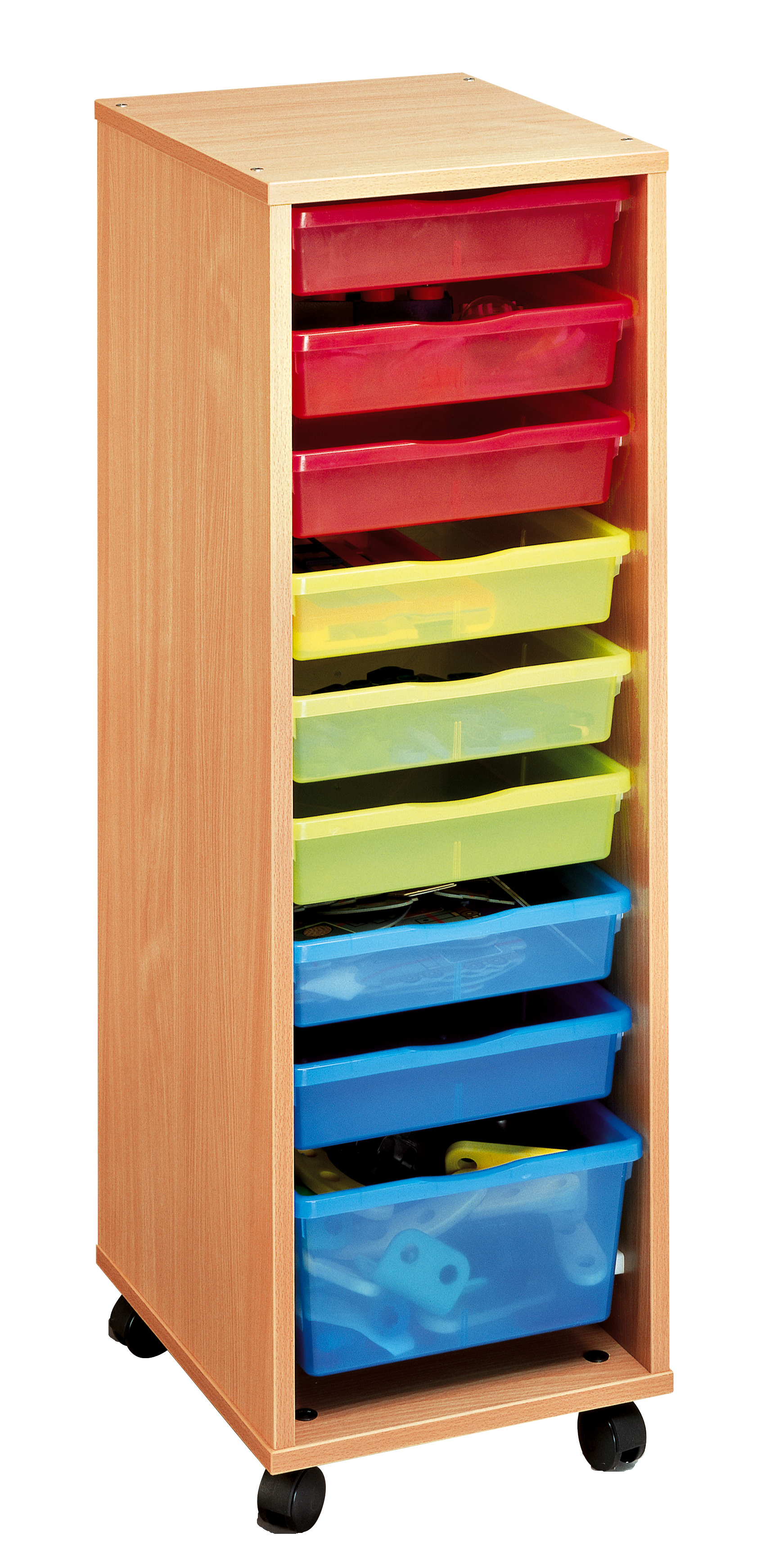 Colonne haute bacs multico - hêtre