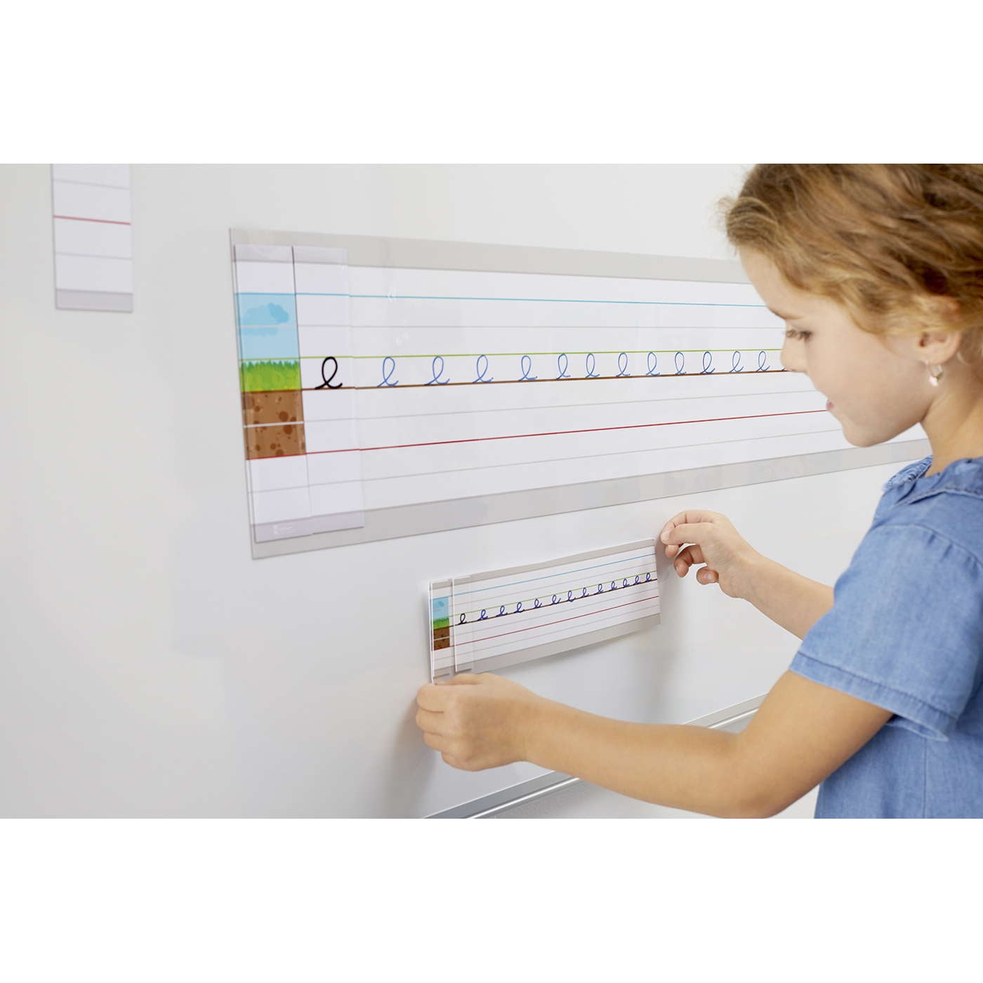 Bande lignée magnétique - petit format - lot de 6