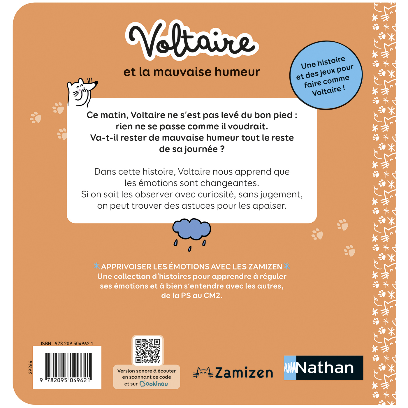 Zamizen - apprivoiser les émotions - album : Voltaire et la mauvaise humeur