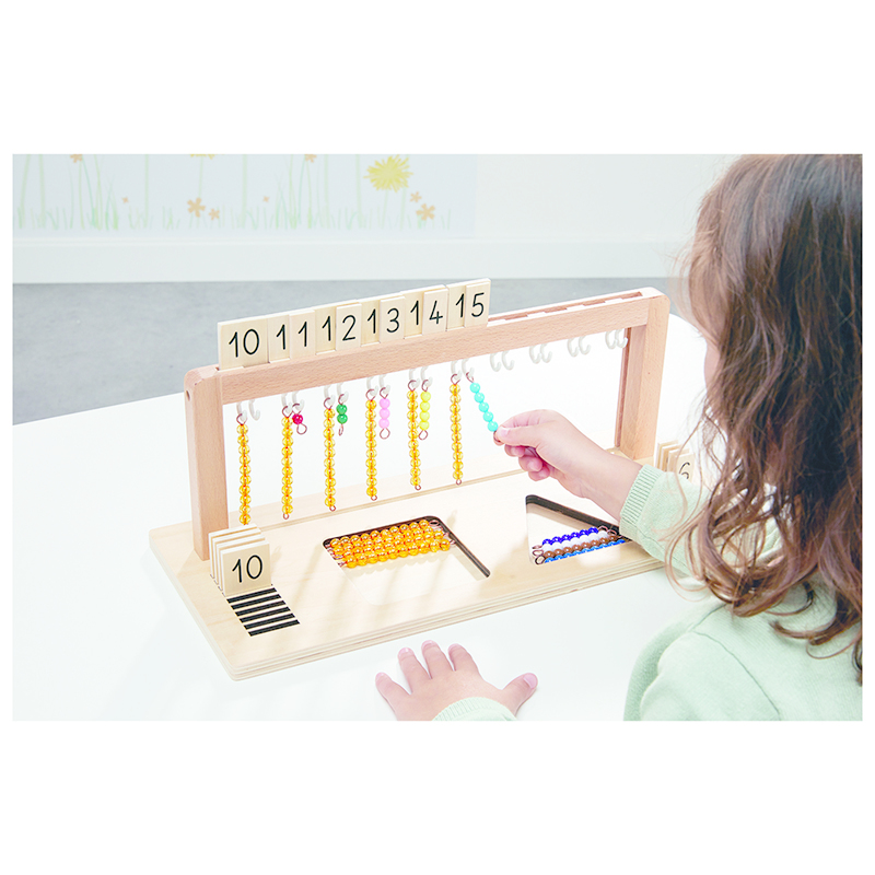 Montessori par Nathan - porte-perles - activités de 10 à 19