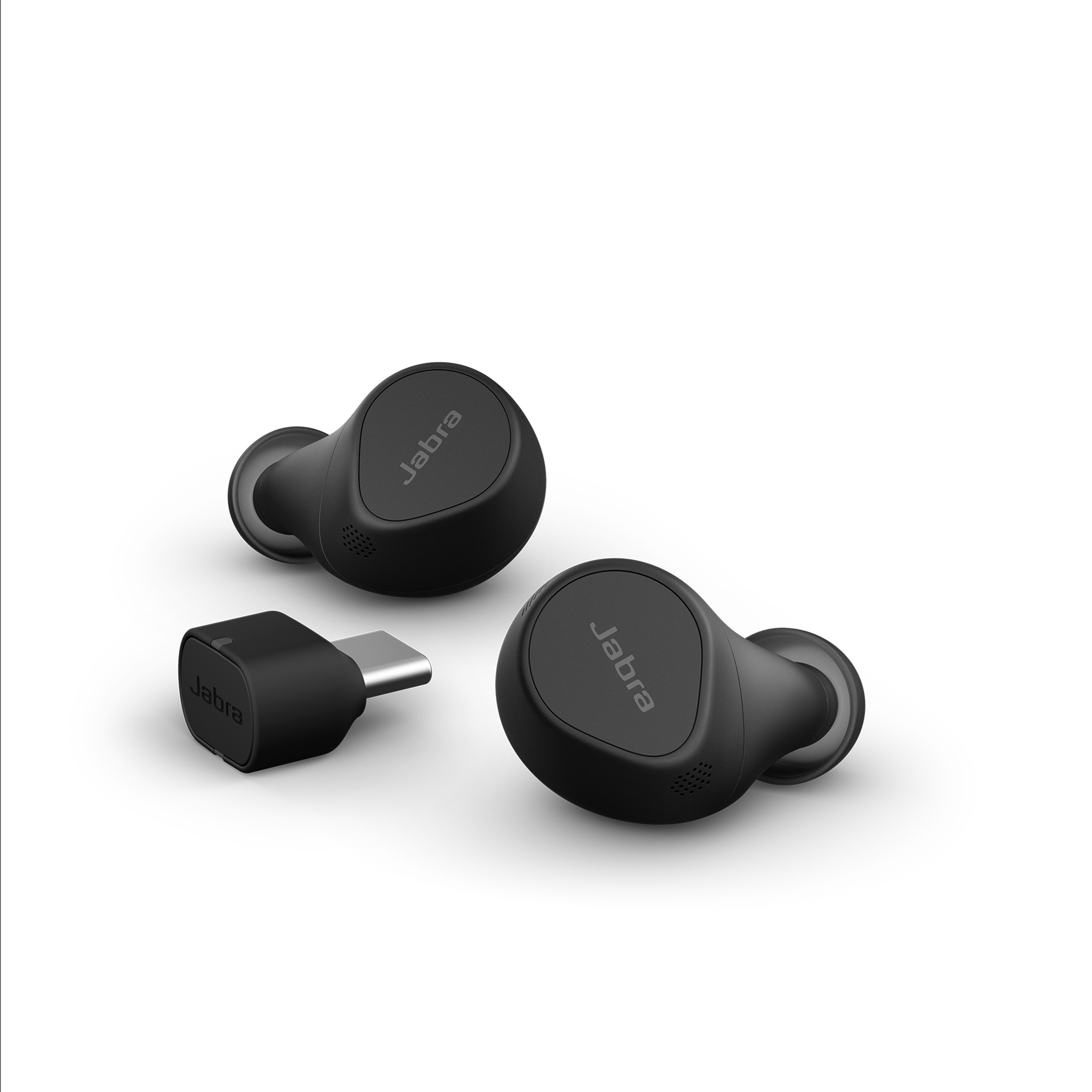 Ecouteurs sans fil Jabra Evolve2 Buds USB-C MS sans chargeur à induction sans fil