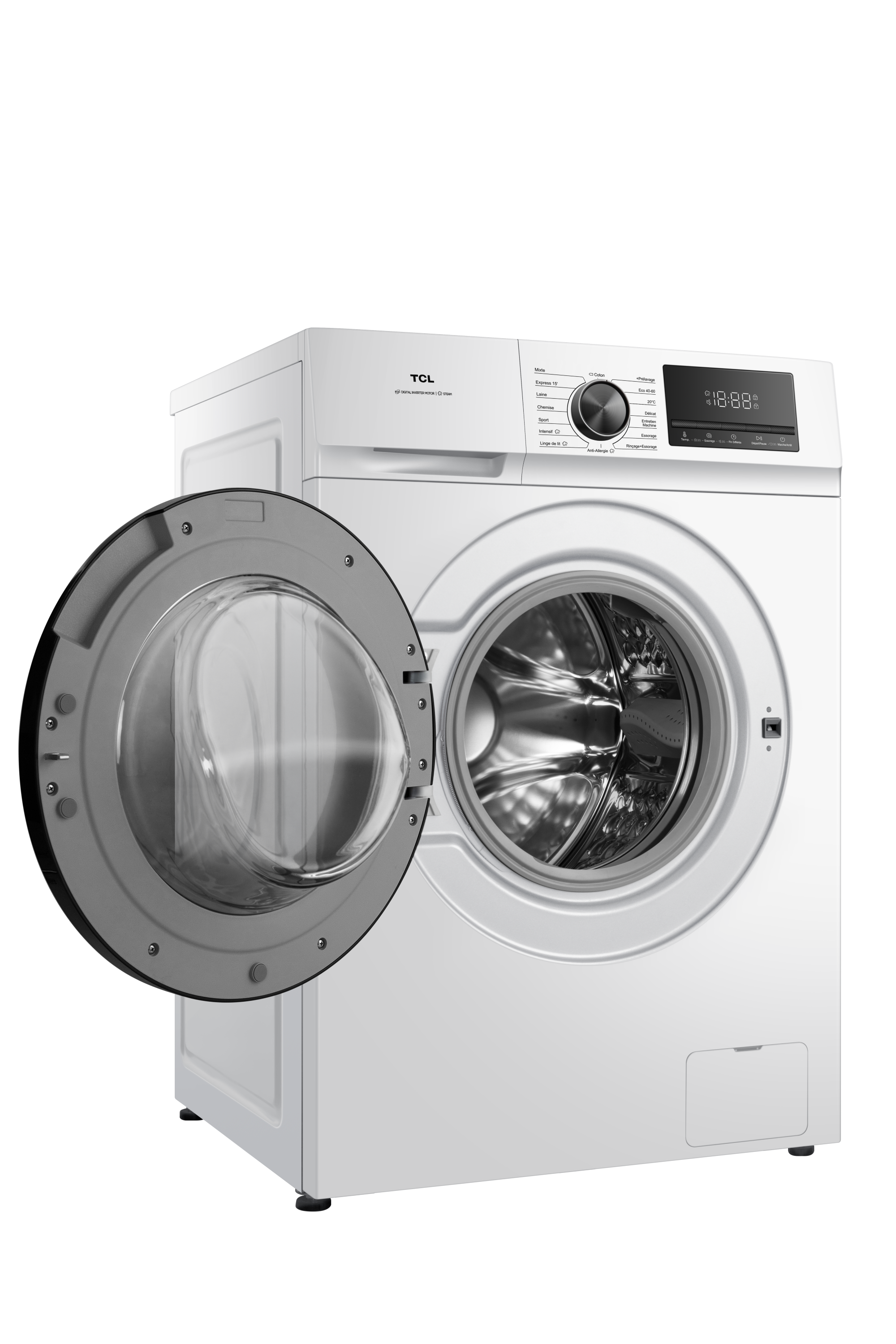 Lave-linge frontal 8 kg 1400 tours TCL FF0824WA1FR - classe A