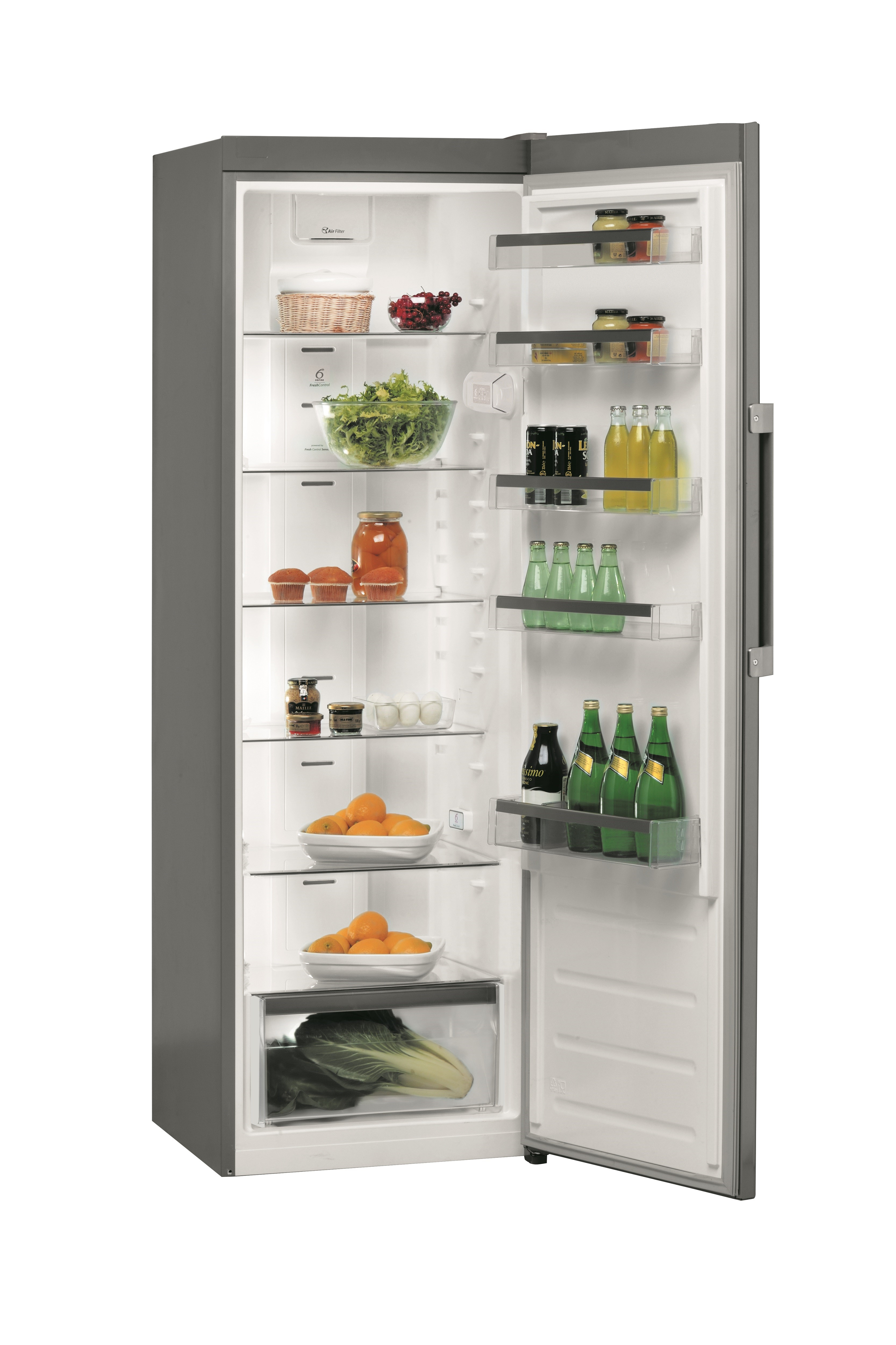 Réfrigérateur 1 porte 364 l Whirpool SW8AM2QX2 - classe E froid brasse - hauteur sup à 181 cm