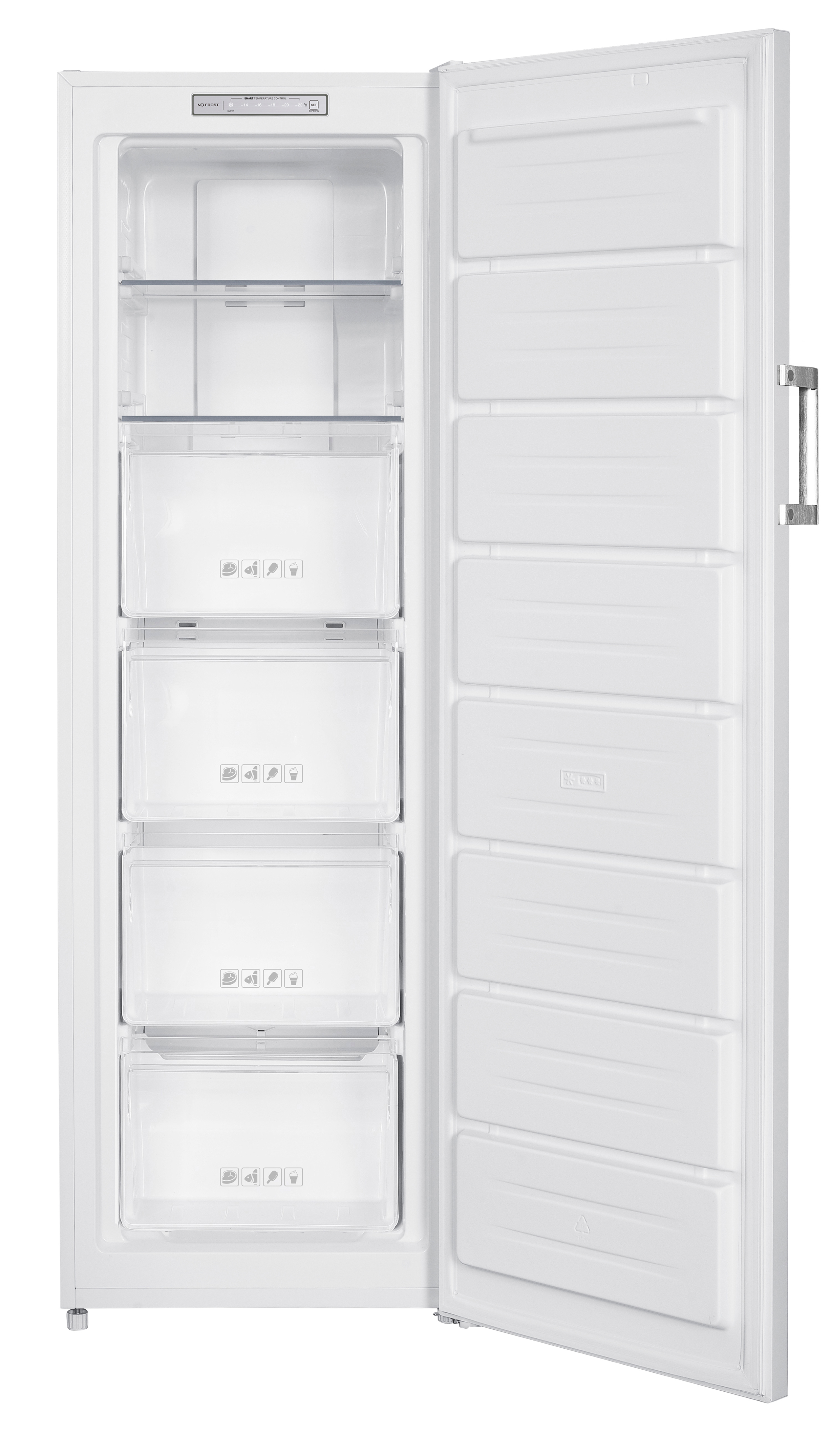 Congélateur armoire 204 l Thomson THFZ206NFWH - classe E - hauteur comprise entre 140 et 175 cm