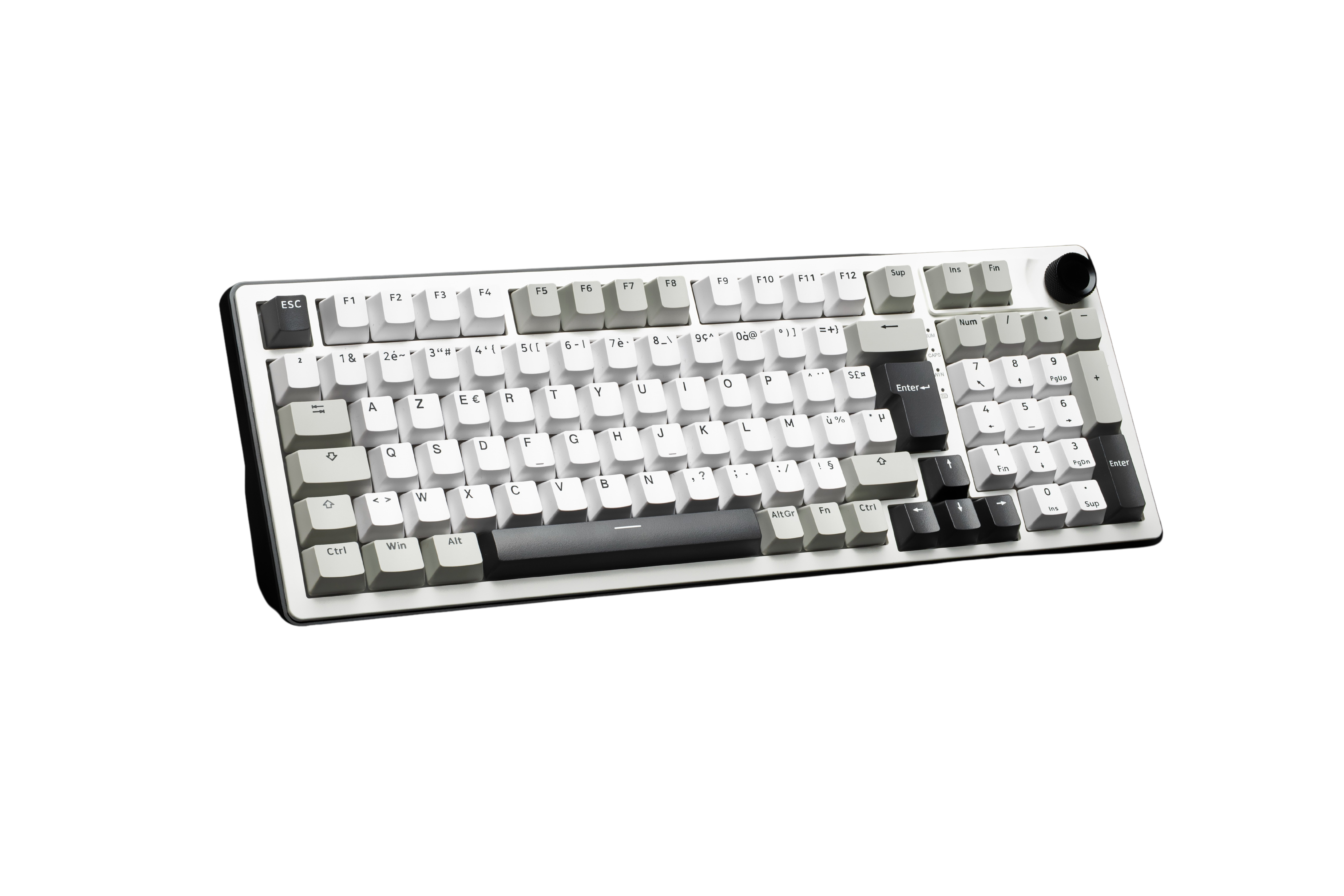 Clavier gaming mécanique G-LAB - Bluetooth rechargeable ou filaire USB-rétroéclairé RVB - pavé noir numérique -