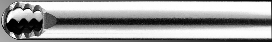 Lame coudée 120° - Ø 3,5 mm - l. 11 cm - x3 - lame pour chirurgie des sinus