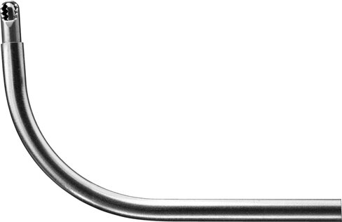 Lame coudée 90° rotative - Ø 3,5 mm - l.11 cm - x3 - lame pour chirurgie des sinus maxillaires