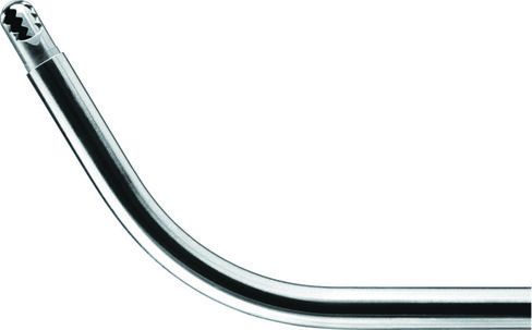 Lame rotative 60° - Ø 4 mm - l. 11 cm - lot de 5 - lame pour chirurgie des sinus maxillaires