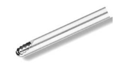 Lame tricut droite - Ø 4 mm - l. 27,5 cm - à l'unité - lame pour debulking trachée