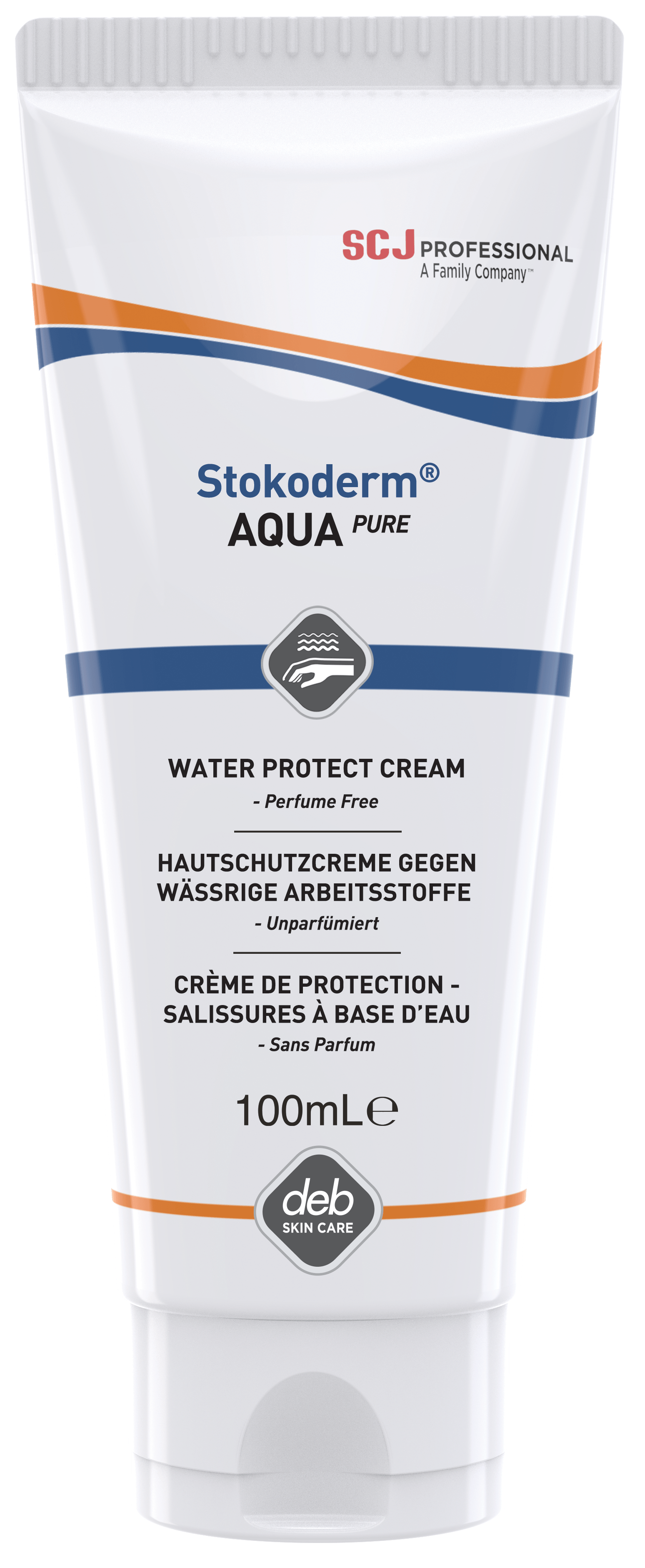 Crème de protection Stokoderm Aqua Pure - carton de 12 x 100 ml