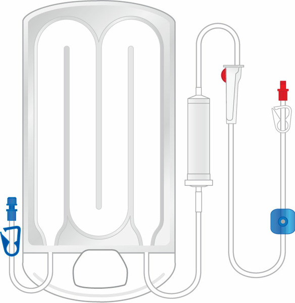 Set de perfusion usage unique pour débit standard Ranger - lot de 10 - longueur de ligne 76 cm