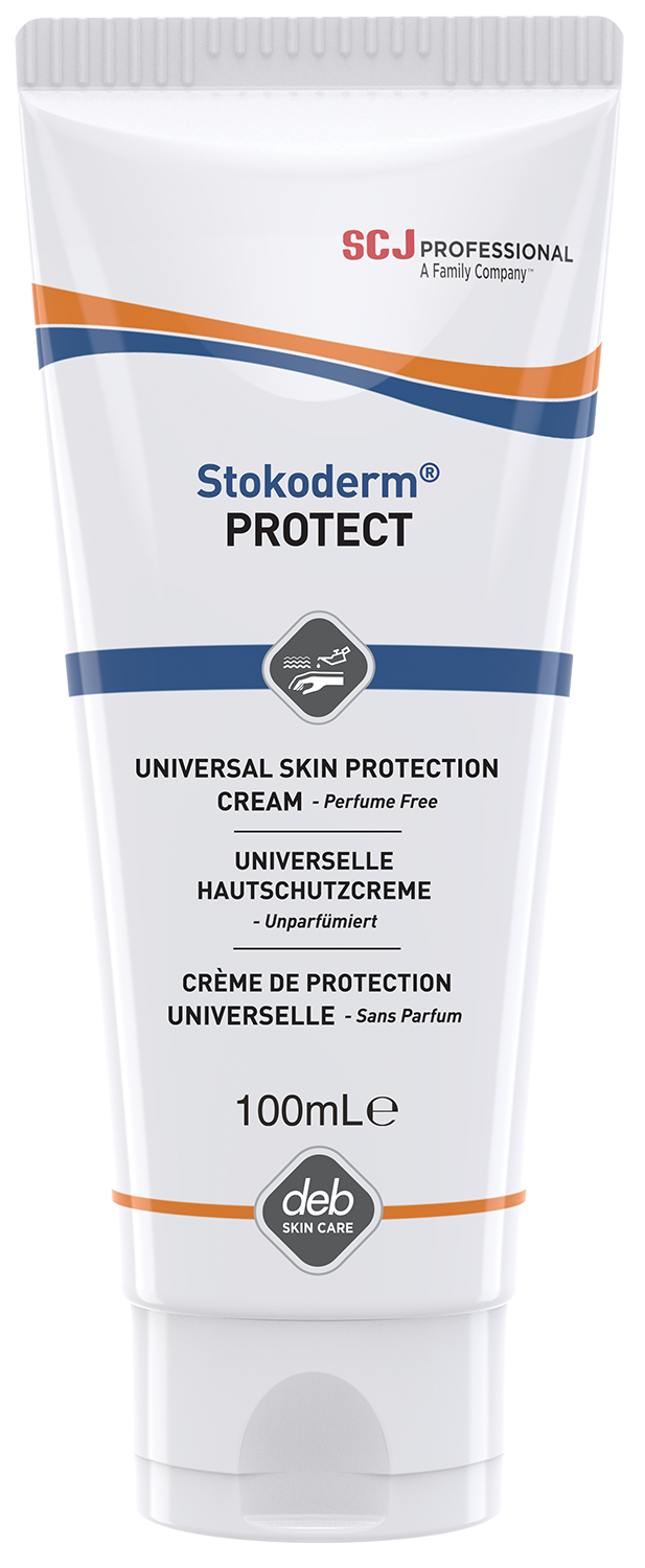 Crème de protection avant travail mains Stokoderm Protect Pure - carton de 12 x 100 ml