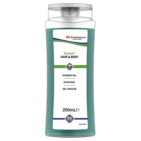 Gel douche corps et cheveux Estesol - carton de 12 flacons de 250 ml