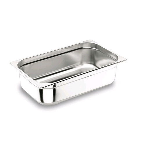 Bac gastronorme inox plein GN 1/1 - profondeur 100 mm