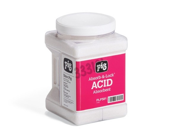 Absorbant Absorb-N-Lock pour acides capacité d'absorption 15,15l x 4