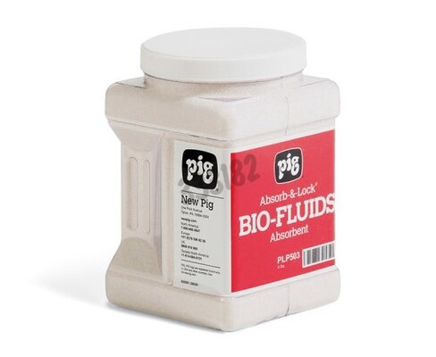 Absorbant Absorb-N-Lock pour liquides biologiques capacité d'absorption 30,3l x 4