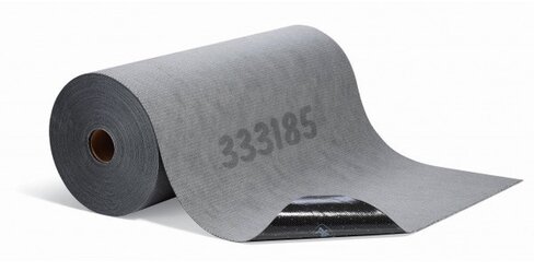 Tapis absorbant et adhésif double épaisseur Pig Grippy Gris rouleau de 81 cmx30 m