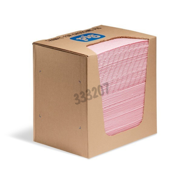 Tapis Pig haz-mat triple épaisseur 330x250mm 37,1l/carton bench box 25 x 4