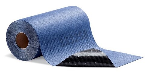 Tapis absorbant et adhésif double épaisseur Pig Grippy Bleu rouleau de 81 cmx15 m