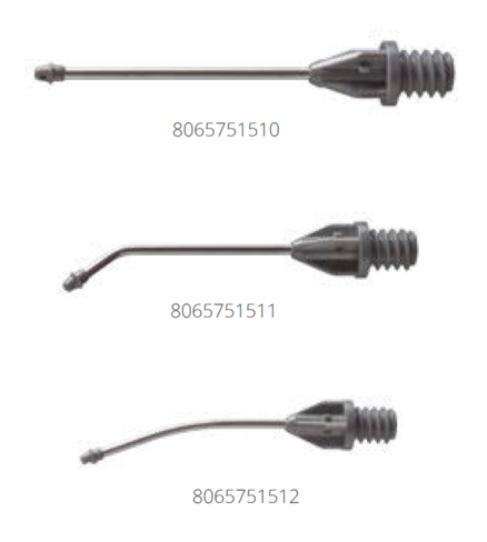 Embout Irrigation - Aspiration - Usage unique - Courbe - nécessite le manche 8065751795