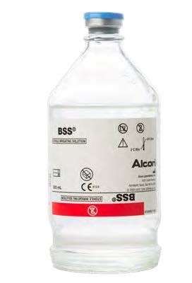 BSS Flacon 500 mL - solution saline d'infusion 500ml verre