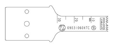 Lame sagittale 0,60 x 31 x 9 mm type Coarse - stérile - longueur non ajustable