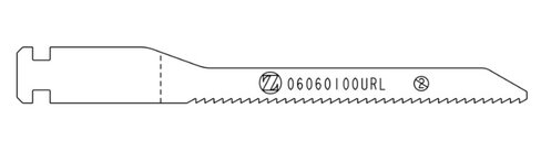 Lame de scie réciproquante ZB 0,64 / 1,00 x 60 x 6 mm