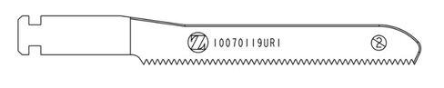 Lame réciproquante ZB 1,19 x 70 x 10 mm