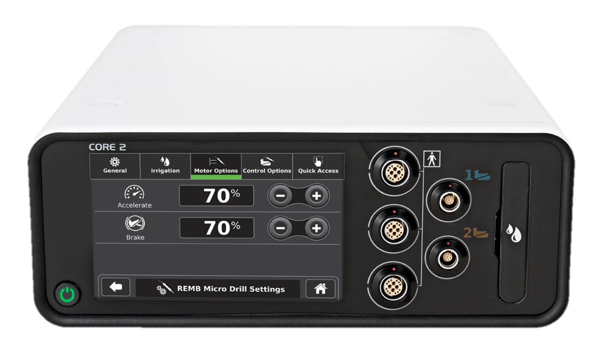 Console pluridisciplinaire CORE 2.0 - électrique avec irrigation - 330,2 x 442 x 137,2 mm - 7,8 kg