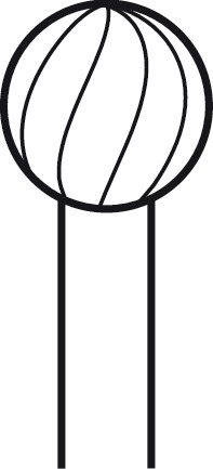 Fraise ROSEN ELAN 4 pour pièce à main 1 anneau - Ø 5,0 mm