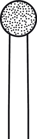 Fraise diamantée ELAN 4 pour pièce à main 1 anneau - Ø 4,0 mm