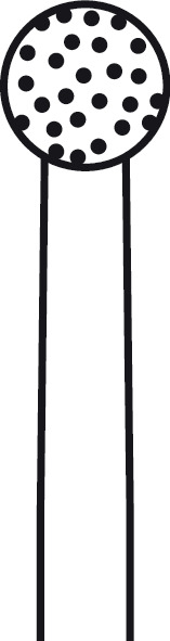 Fraise diamantée rugueuse ELAN 4 pour pièce à main 1 anneau - Ø 4,0 mm