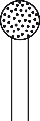 Fraise diamantée rugueuse ELAN 4 pour pièce à main 1 anneau - Ø 5,0 mm