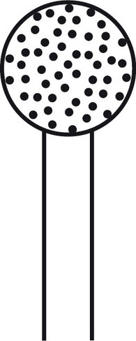 Fraise diamantée rugueuse ELAN 4 pour pièce à main 1 anneau - Ø 6,0 mm