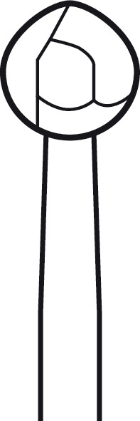 Fraise twin Cut ELAN 4 pour pièce à main 1 anneau - Ø 4,0 mm