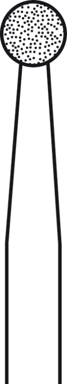 Fraise diamantée ELAN 4 pour pièce à main 2 anneaux - Ø 3,5 mm